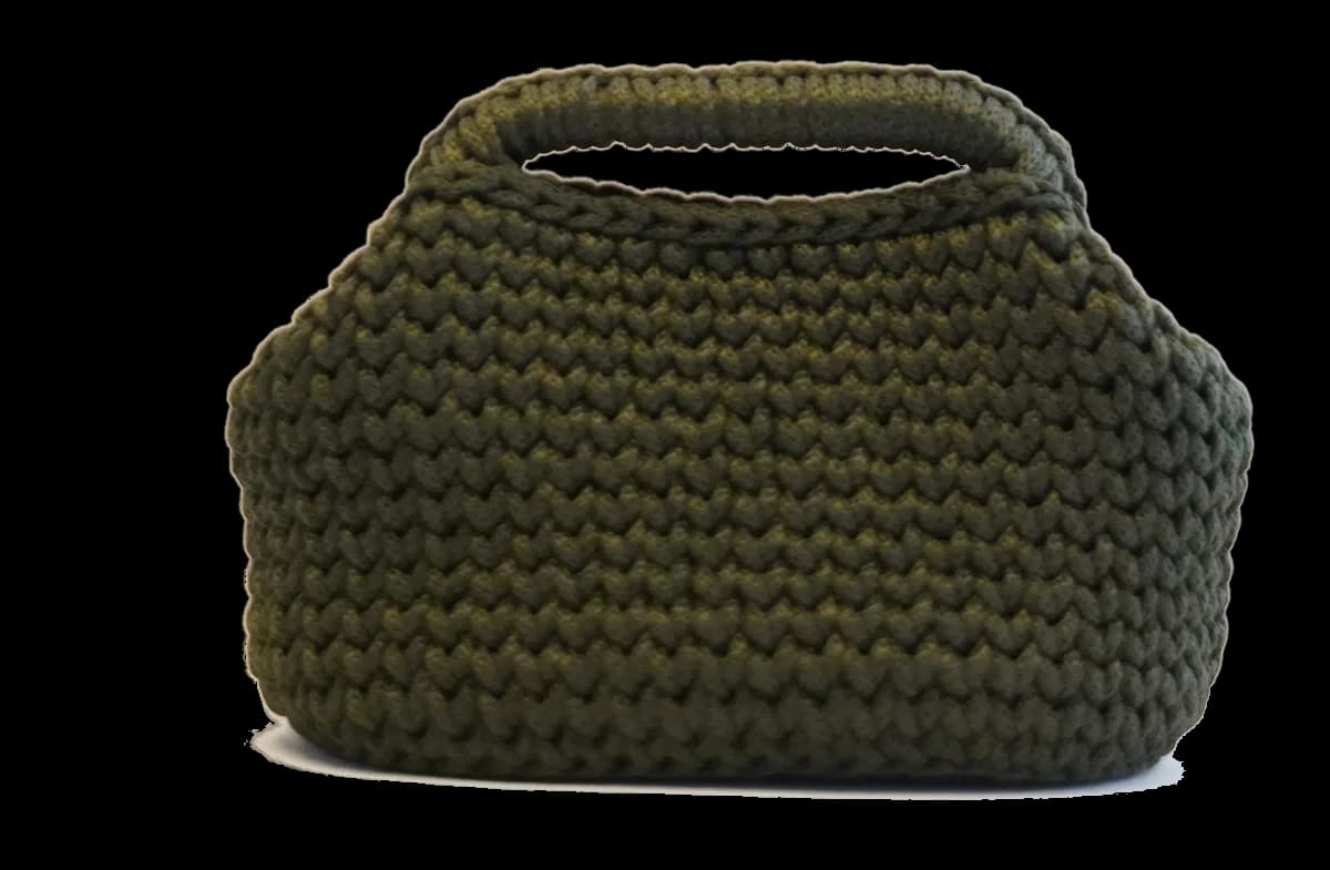 Vault, hand-crocheted by Arcubed — Olive Green